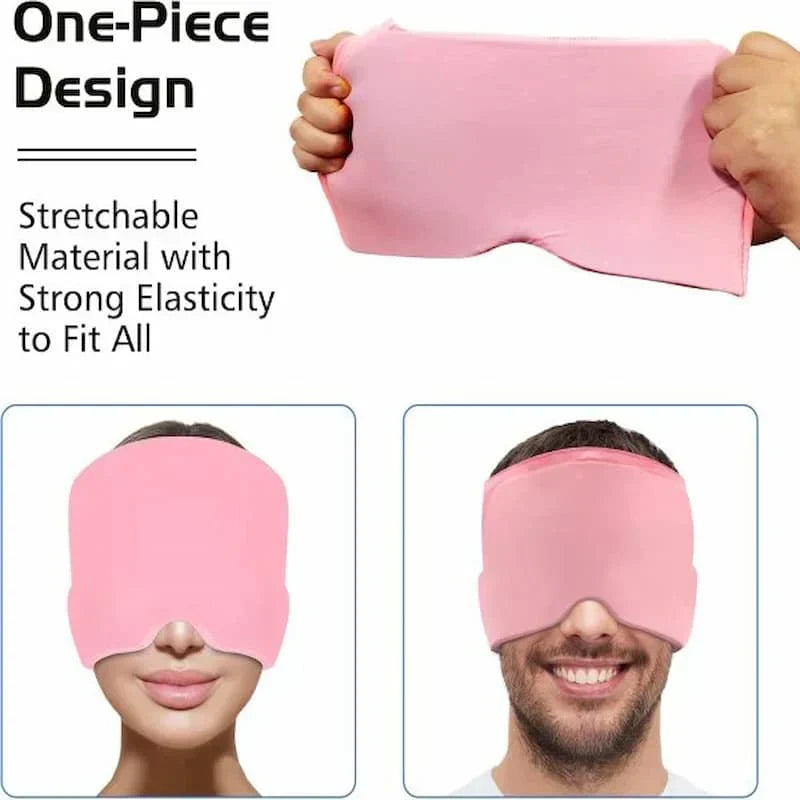Migraine Relief Cap Hot & Cold Therapy Ice Cap for Headache Relief